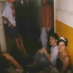 Everyone relaxing after a big night out